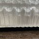70s molded glass ceiling or wall light