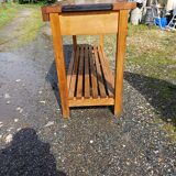 Wooden Drapery Table, 3 Drawers.