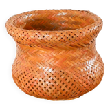 Large rattan planter design 1970