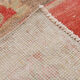 5x9 pale red & tan beige vintage rug 146x279cm