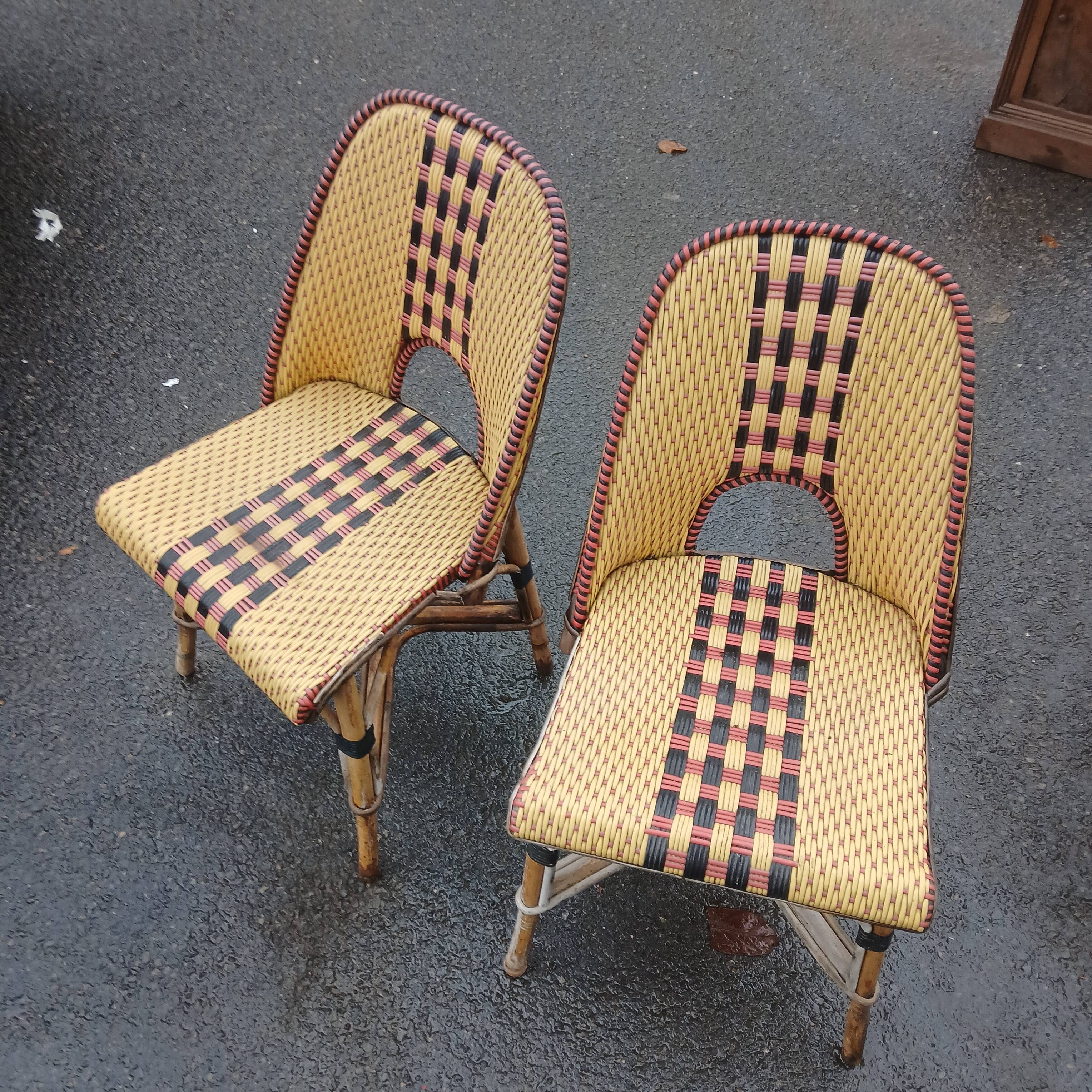 chaise en rotin Drucker