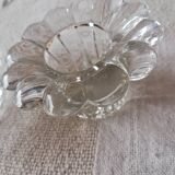 Set of two crystal candle holders in different shapes