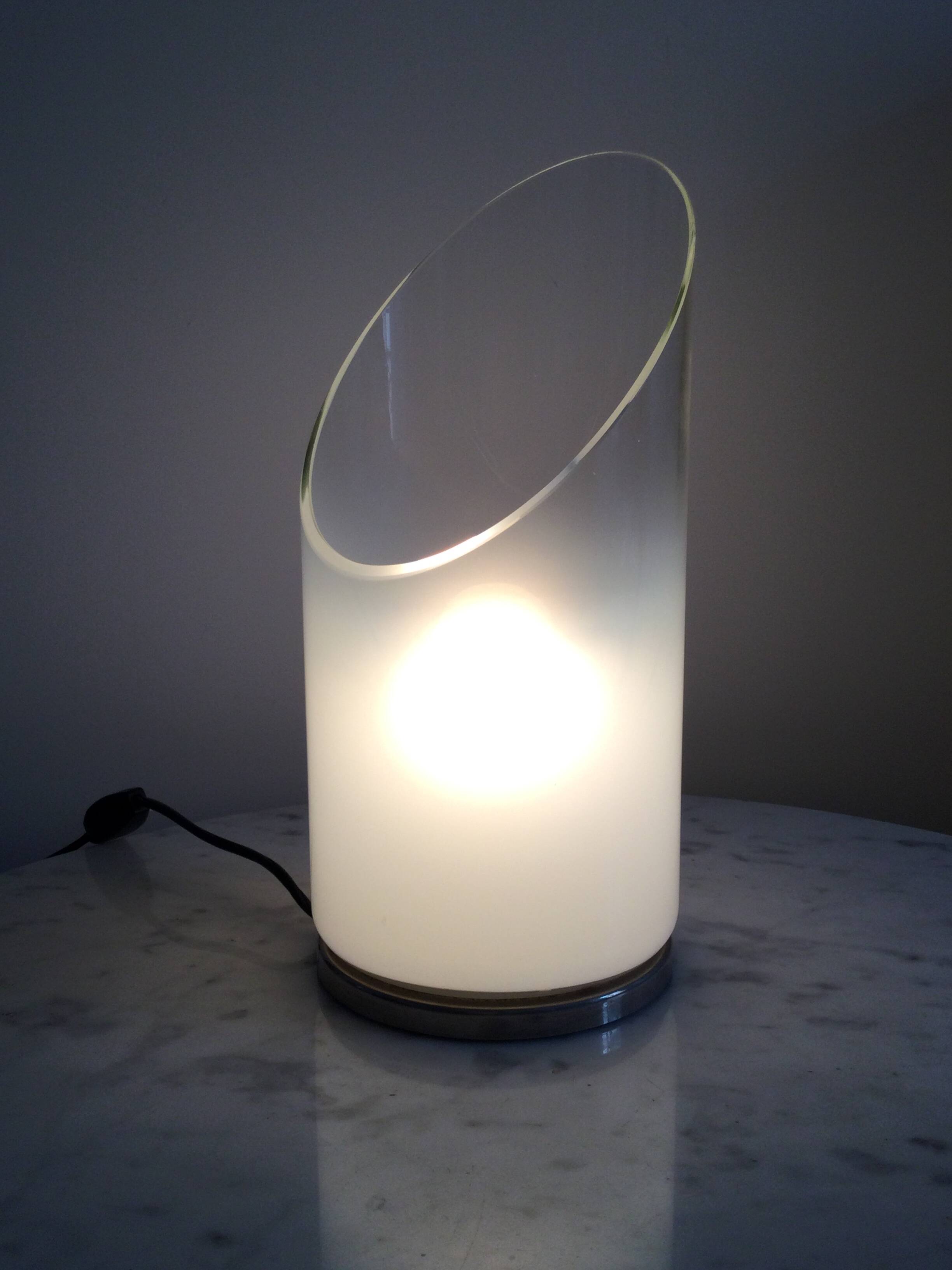Murano glass table lamp edited by MAZZEGA Italy, 1970'
