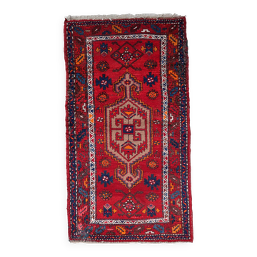Tapis persan Hamadan fait main, années 1970