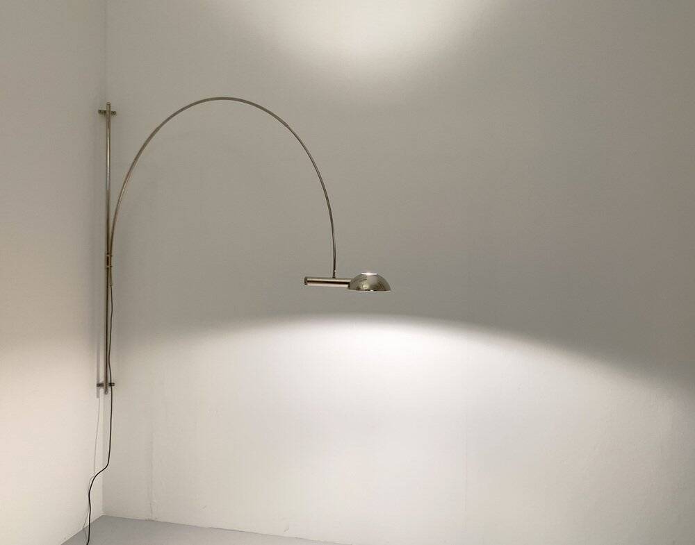 German postmodern vintage wall lamp Una Arc by Florian Schulz