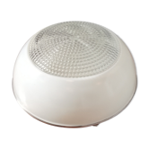 Large holophane ceiling or wall light in compressed glass