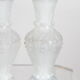 Vases baroques en opaline blanc
