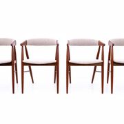 Chairs designed by Ejner Larsen & Aksel Bender Madsen, Denmark, 1960s. After renovation.