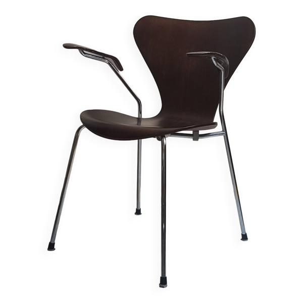 Chaise Vintage Modèle 3207 par Arne Jacobsen pour Fritz Hansen, 1990