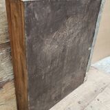 Old Art Deco display case in Burmese teak