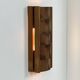 Vintage XL wall light, pin, suede, 1970