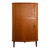 Cabinet d'angle en teck par Arne Hovmand-Olsen pour Skovmand et Andersen