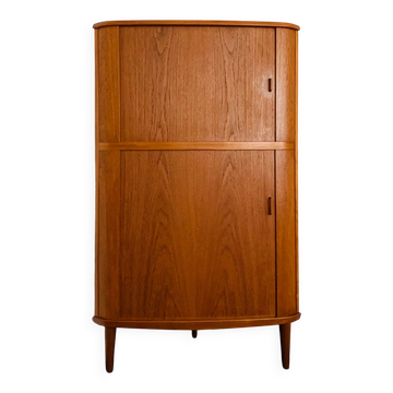 Cabinet d'angle en teck par Arne Hovmand-Olsen pour Skovmand et Andersen