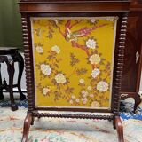 Écran de cheminée de style Biedermeier en acajou
