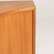 Scandinavian Elm Corner Cabinet, Mid-Century