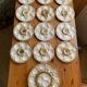 Oyster service Longchamp 12 plates + 1 dish