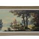 Landscape painting, oil on canvas signed L. Morin.