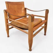Fauteuils Safari cognac par Kaare Klint