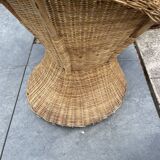 Children's rattan love seat armchairs