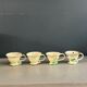 4 tasses en céramique artisanale - Ref 1361