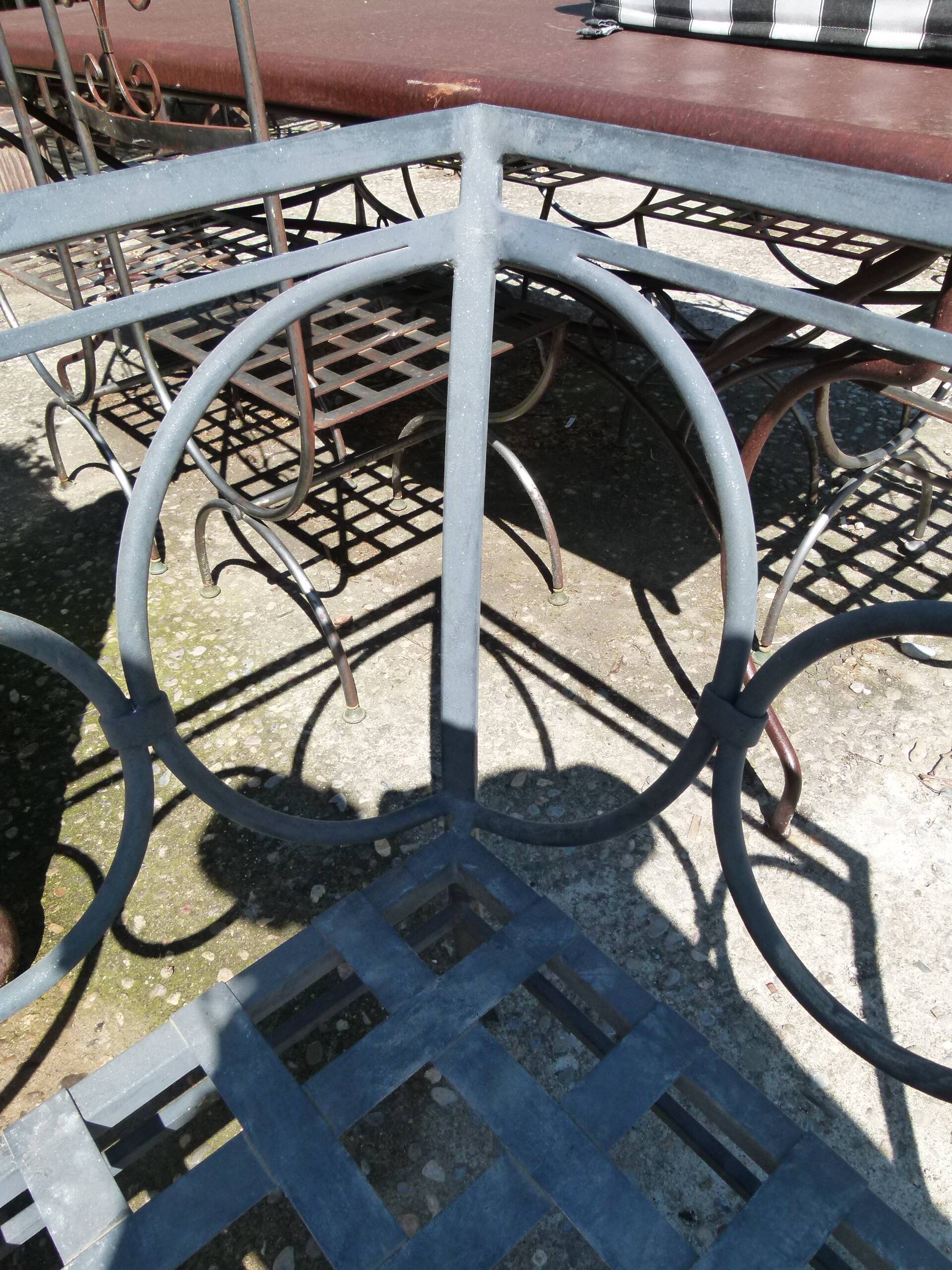 Banc d'extérieur en fer, XXème