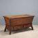 Antique poplar chest stained walnut with drawers, 19th century