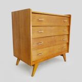 Scandinavian chest of drawers with 4 drawers from the 50s and 60s 84x85x47