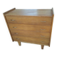 Old vintage chest of drawers with compass feet
