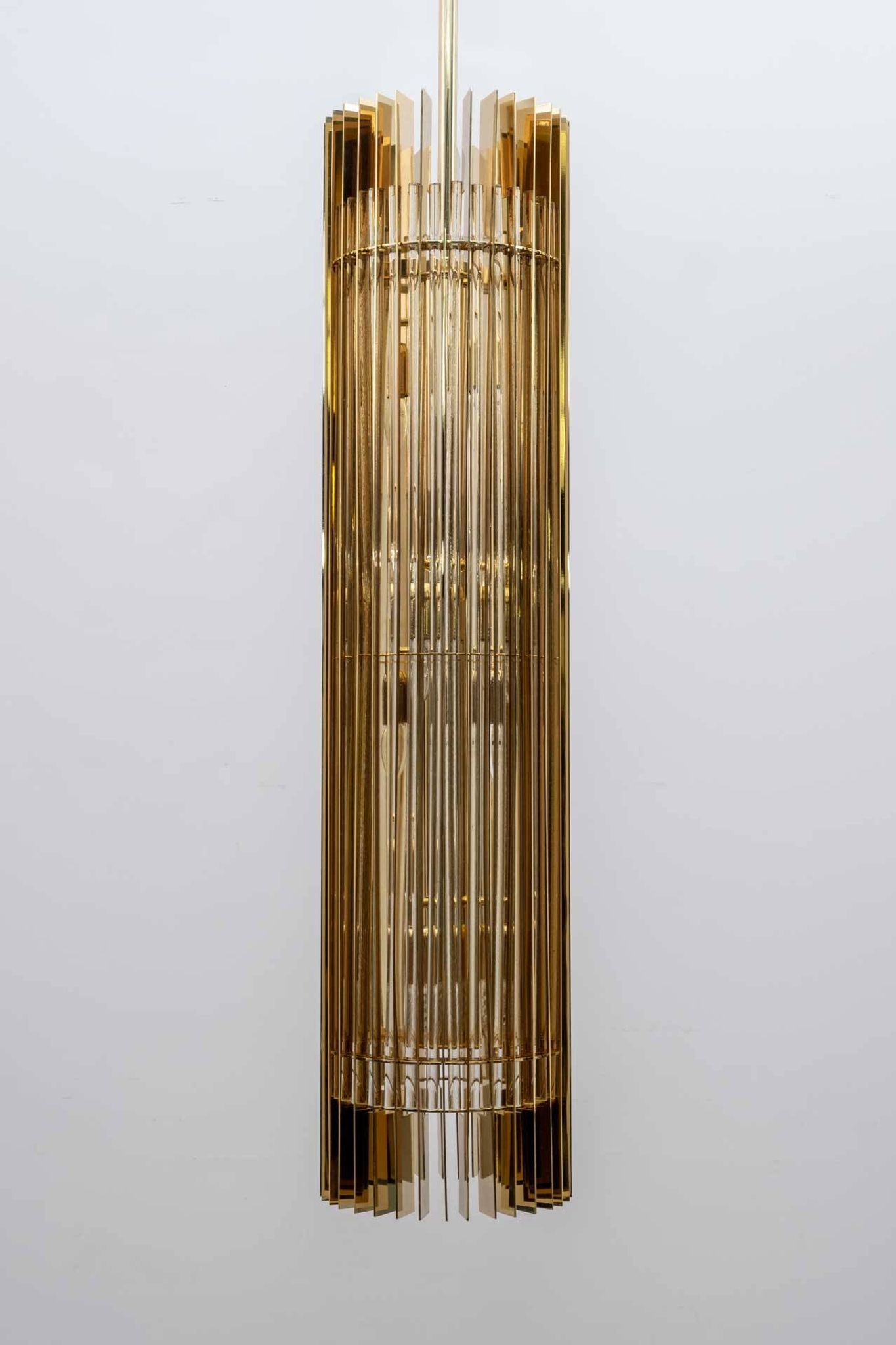Romani Saccati for Gucci Brass Crystal Murano Pendant by Studio Design