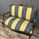 Louis XV style bench in gilded wood, 20th century