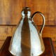 Conical pitcher with brown glaze - folk art - early twentieth century