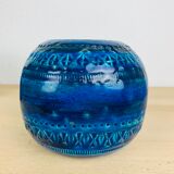 Ball vase Aldo Londi Rimini Blue for Bitossi