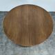 Scandinavian teak table with extension.