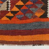 Colorful Multicolor Tribal Kilim Runner Rug, 82x295Cm