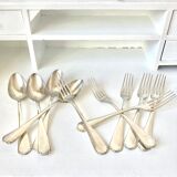 6 table forks and 4 large spoons