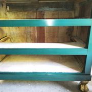 Chest of drawers xixth with green patina