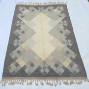 Mid-century swedish kilim röllakan rug by brita svefors for axeco 1960