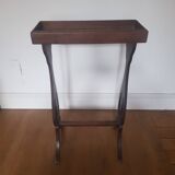 Late 19th century solid mahogany side table