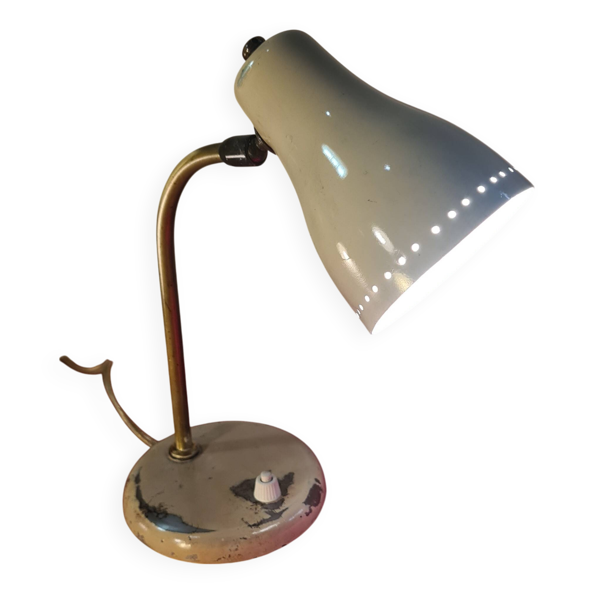 desk lamp 1950 to 60 pretty little model, with its traces of wear please