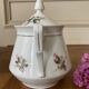 Ceramic flower pot and lid