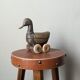 Vintage wooden duck collectible toy