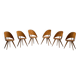 Mid-century plywood dining chairs, Italy, 1950s