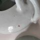 Celadon speckled glazed ceramic teapot