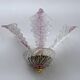 Pair of Classic Italian Murano Glass Leafs Wall Sconces, 1960s