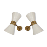 Pair applied diabolo white