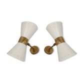 Pair applied diabolo white