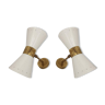 Pair applied diabolo white