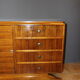 Commode d'époque art déco en noyer vers 1930