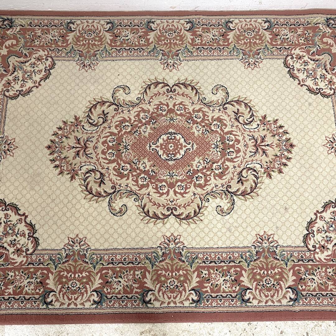 Pale pink Persian rug