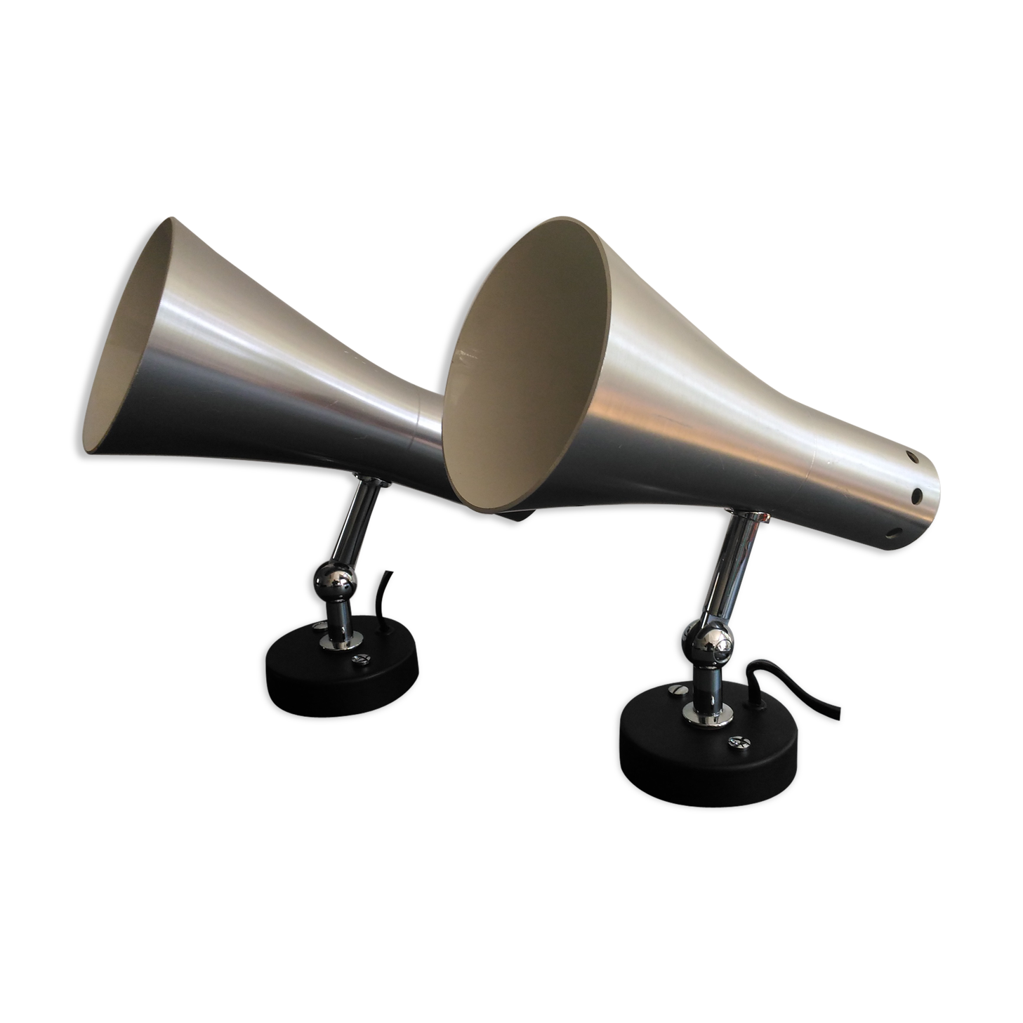 Pair of dialogic wall light circa 1970